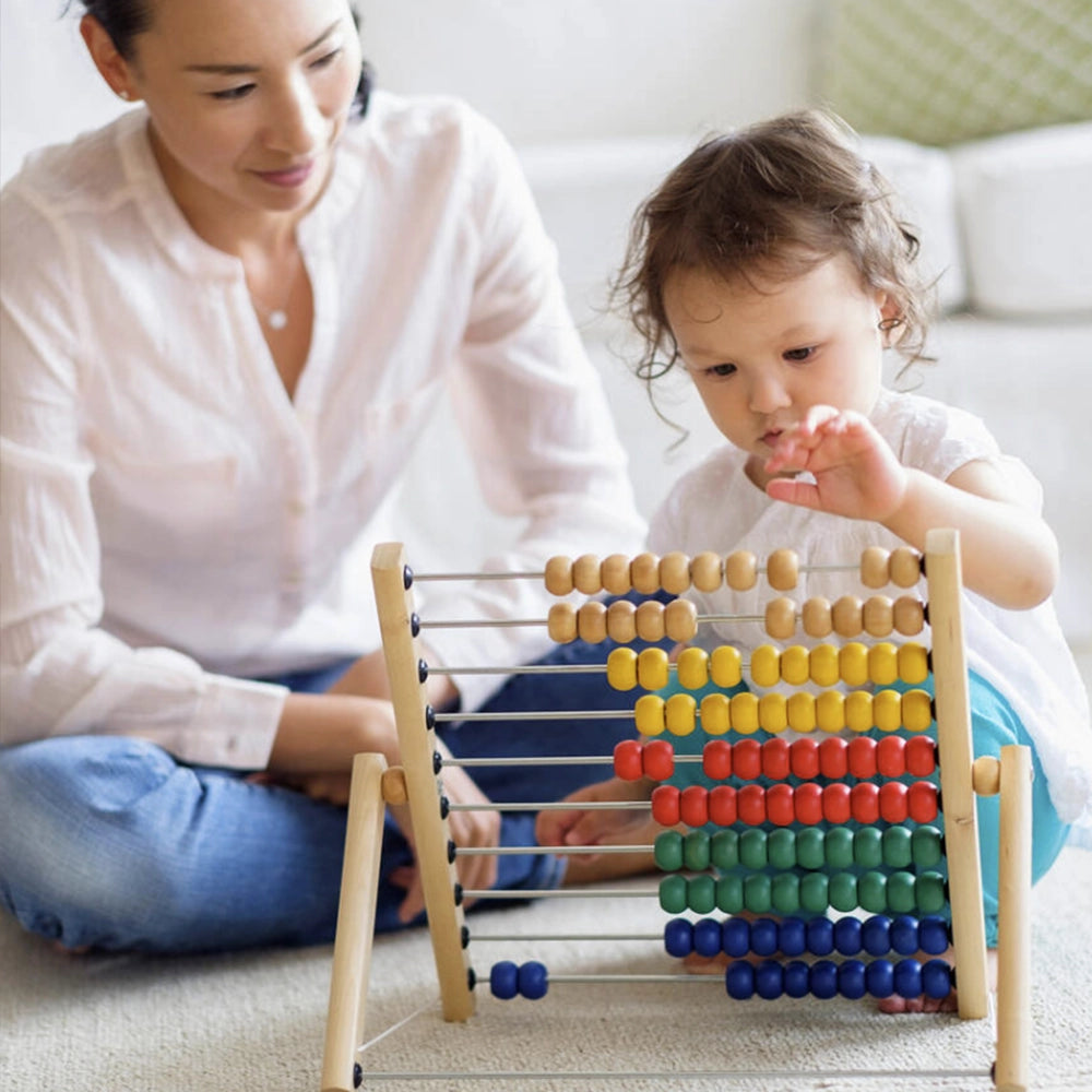 Speech Therapy with abacus